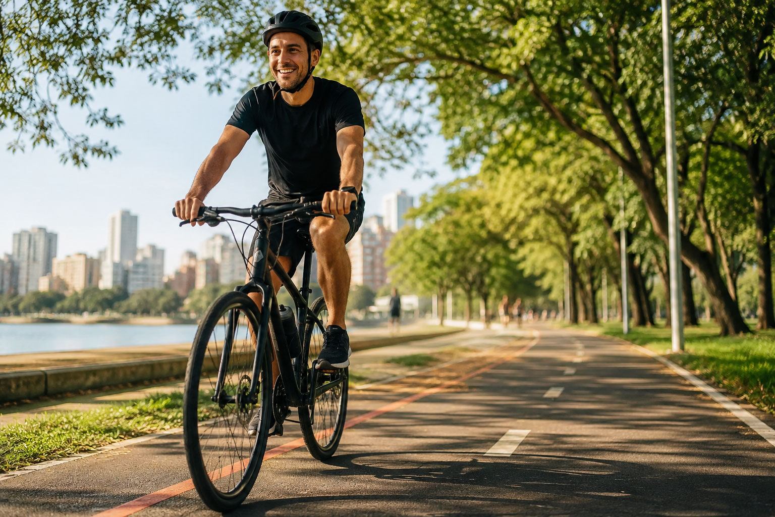 benefícios de andar de bicicleta